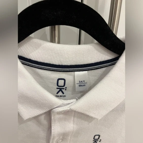 New without tags OKAIDI Jacadi size 3 white polo - Picture 2 of 3